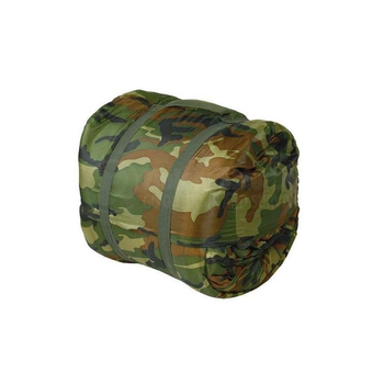Спальный мешок военнополевой Mil-Tec С капюшоном 185х75 Мультикам Камуфляж (4046872175800)