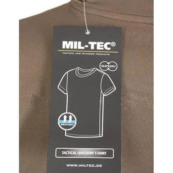Футболка швидкосохнуча Mil-Tec L оливкова футболка M-T
