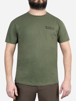 Футболка тактична 5.11 Tactical EMEA Smoke 'Em 76276-225 S Military Green (2000980629657)