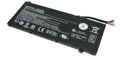 Батарея для Acer Aspire Nitro: V15 VN7-571 591 592 V17 VN7-791 VX5-591G Spin 3: SP314-51 AC14A8L 11.4V Black 4465mAh