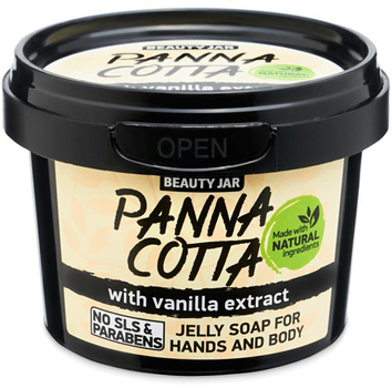 Мило для рук і тіла Beauty Jar Panna Cotta гель із ванільним екстрактом 130 г (4751030830414)