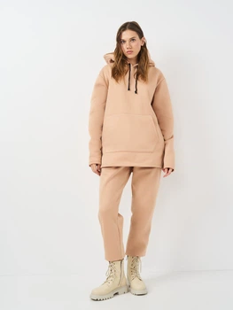 Спортивный костюм утепленный женский Olis-Style Пинки 54 Бежевый (ROZ6501003774)