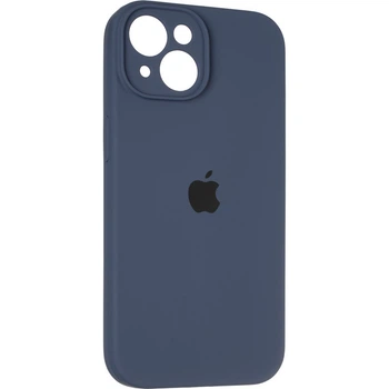 Чехол Fiji Silicone Case Full Camera для Apple iPhone 13 бампер накладка с защитой камеры Dark Blue