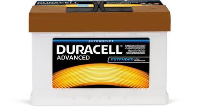 Батарея аккумуляторная Duracell Advanced 12В 77Ач 700А(EN) R+(DA77H) пр-во DURACELL