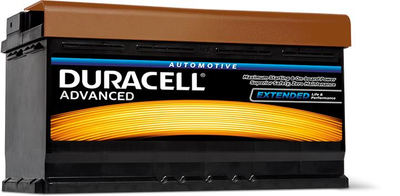 Батарея аккумуляторная Duracell Advanced 12В 95Ач 780А(EN) R+ (354х175х190)(DA95H) пр-во DURACELL