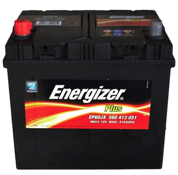 Батарея аккумуляторная Energizer Plus 12В 60Ач 510A(EN) L+(560413051) пр-во ENERGIZER