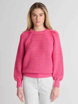 Sweter damski Big Star Funia-601 L/XL Różowy (5900714702014)