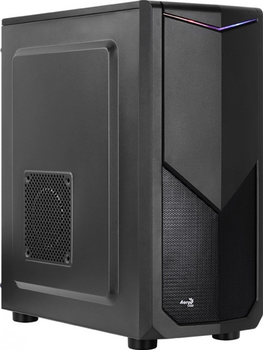 Корпус AEROCOOL Tomahawk-S-BK-v4 Black Mid Tower LED