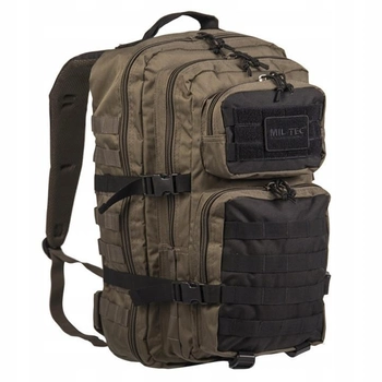 Тактичний рюкзак Mil-Tec Assault L Green / Black 36л. 14002301