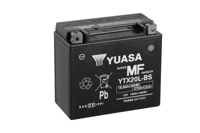 Аккумуляторная батарея 12V 18,9Ач 270A (175x87x155)(YTX20LBSYUASA) пр-во YUASA