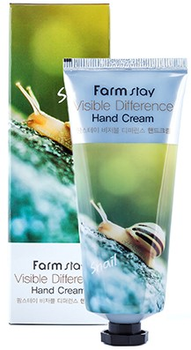 Krem do rąk FarmStay Visible Difference Hand Cream ze śluzem ślimaka 100 ml (8809636280440 / 8809338560055)