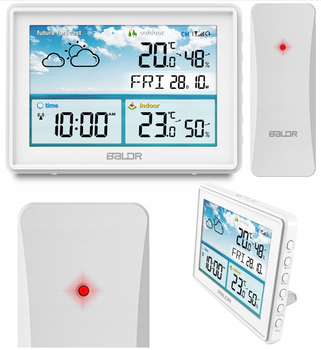 Станция погодная с десплеем BERDSEN BD-909 White (390900)