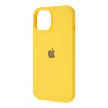 Чехол силиконовый Elegant Premium Stylish Case Silicone Case Full для Apple iPhone 15 (6.1") Yellow