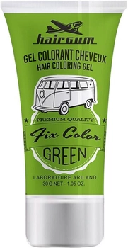 Крем-фарба для волосся без окислювача Hairgum Fix Color Gel Colorant Green 30 г (3426354085406)