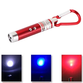 Брелок лазер Red 1+1+1 led (SH7711047)