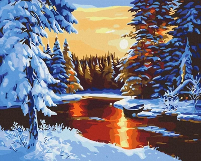 Картина за номерами Казкова зима виробник Україна