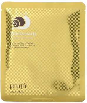 Маска для обличчя Petitfee Gold & Snail Hydrogel Mask Pack 30 г (8809239802889)