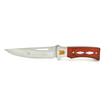 Нож для кемпинга SC-8104, Wood+Steel, Чехол