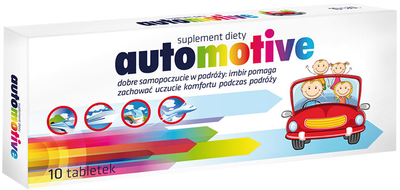 Suplement diety Dr Vita Automotive na problemy lokomocyjne 10 tabletek (5907778388673)