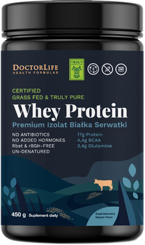Харчова добавка Doctor Life Whey Protein з нейтральним смаком 450 г (5903317644996)