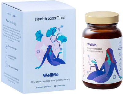 Дієтична добавка Health Labs Care WellMe для гарного настрою 30 капсул (5905475671517)