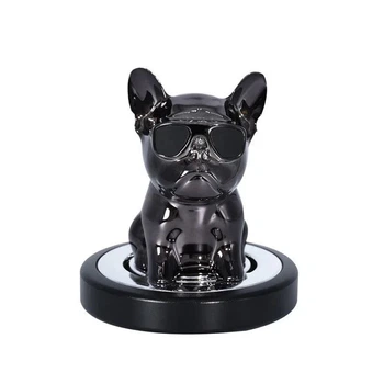 Автомобільний ароматизатор Bulldog з головою що хитається (чорний) БульДог