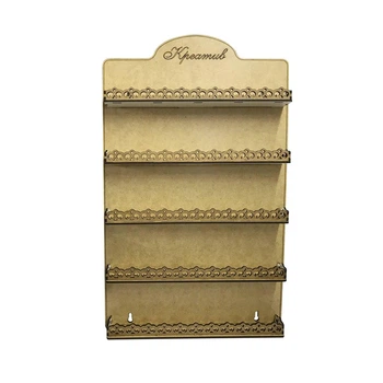 Полиця для лаків DecorWood з дерева 50х30 см