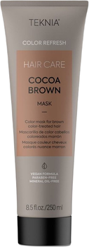 Маска Lakme Teknia Cocoa Brown для оновлення кольору коричневих відтінків волосся 250 мл (8429421442220)
