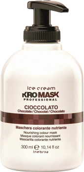 Maska tonująca do włosów Inebrya Ice Cream Kromask Professional Chocolate 300 ml (8033219165637)