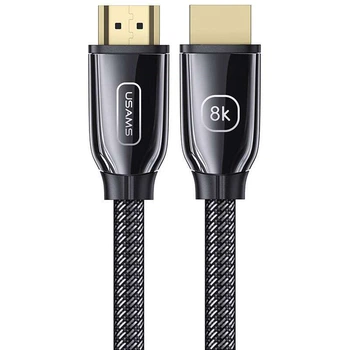 Дата кабель USAMS US-SJ499 U67 HDMI 8K Ultra HD to HDMI 2.1 (5m) (Чорний) (156270)