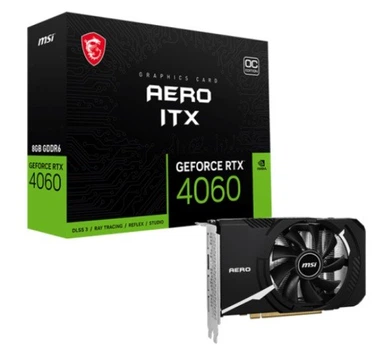 Відеокарта MSI RTX 4060 8GB Aero ITX OC (GeForce RTX 4060 AERO ITX 8G OC)