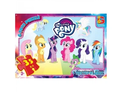 Пазлы My Little Pony, G-Toys, 35 эл., MLP013