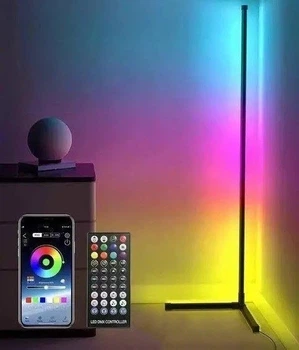 Угловая RGB лампа напольная с пультом дистанционного управления с разными режимами света с питанием от USB Elite LUX EL-2I85-2