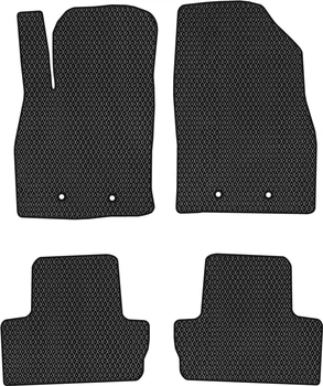 EVA килимки EVAtech в салон авто Chevrolet Volt 2011-2015 1 покоління Liftback EU 4 шт Black (CT1689PV4OU4RBB)