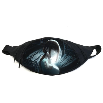 Поясная сумка бананка Человек бензопила Chainsaw Man (GB СwM 049) Gear Bag черная