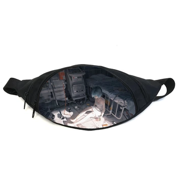 Поясная сумка бананка Евангелион Evangelion (GB Evan 045) Gear Bag черная