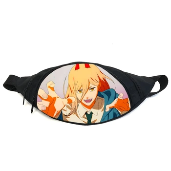 Поясная сумка бананка Человек бензопила Chainsaw Man (GB СwM 041) Gear Bag черная