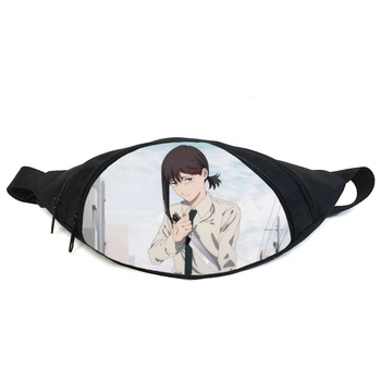 Поясная сумка бананка Человек бензопила Chainsaw Man (GB СwM 025) Gear Bag черная