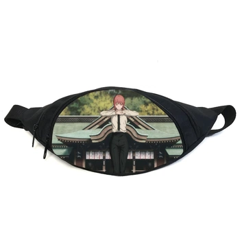 Поясная сумка бананка Человек бензопила Chainsaw Man (GB СwM 028) Gear Bag черная