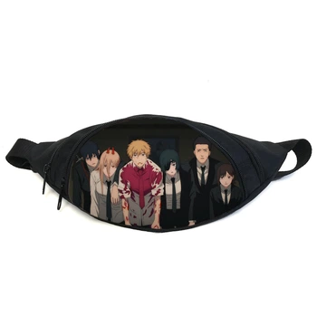 Поясная сумка бананка Человек бензопила Chainsaw Man (GB СwM 024) Gear Bag черная