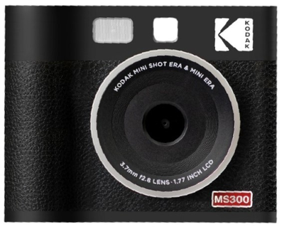 Камера миттєвого друку Kodak Mini Shot 3 ERA Black + 60 аркушів та набір аксесуарів (192143004363)