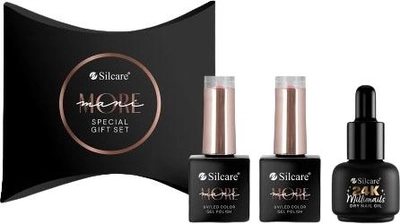 Набір Silcare Mani More Special Gift Set Гель-лак для нігтів 2x10 г + Суха олія для нігтів 15 мл (5902560551167)