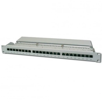 Патч-панель для організації кабелів Ethernet DIGITUS САТ 5e STP 19" 1U 24хпорти (DN-91524S)