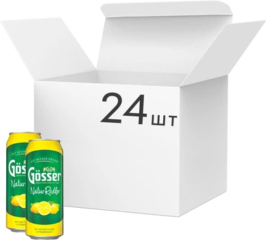 Gosser Natur Radler світле фільтроване 0,5 л × 24