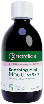 Płyn do płukania jamy ustnej Nordics Soothing Mint Mouthwash 300 ml (3800500324562)