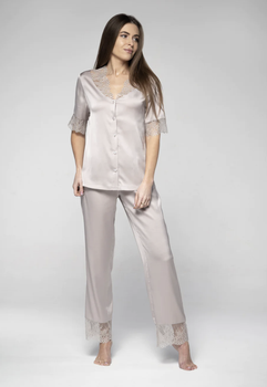 Атласная пижама Shato 2212 Cappuccino 44(M) Капучино