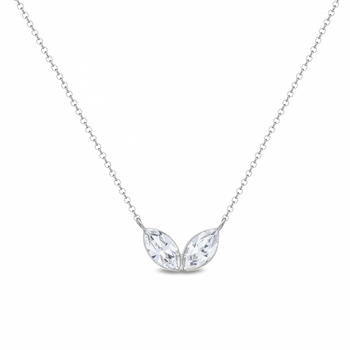Срібний кулон Spark зі Swarovski Poli NP422810C