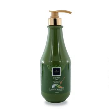 Питательный увлажняющий гель для душа Олива и Мед Famirel Olive Oil & Honey Shower Gel 750 мл