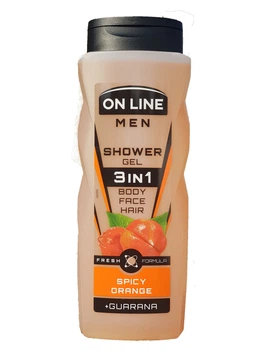 Мужской гель для душа On Line Spicy Orange 400мл