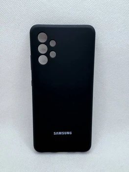 Чехол Silicone Cover Full для Samsung Galaxy A32 4G Черный